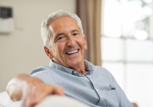 Portrait,Of,Happy,Senior,Man,Smiling,At,Home.,Old,Man